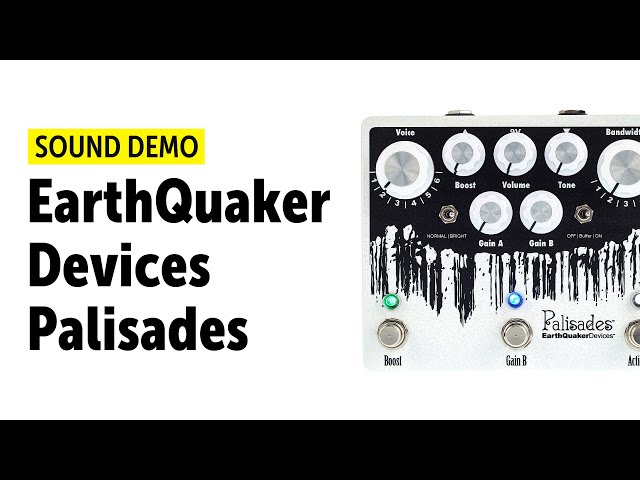 EarthQuaker Devices Palisades - Sound Demo (no talking) - YouTube