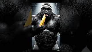 Gym Gorilla Diet Secret 🍌😂