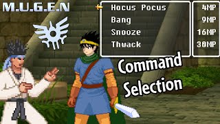 Hero's Command Selection | M.U.G.E.N-Made Mechanics