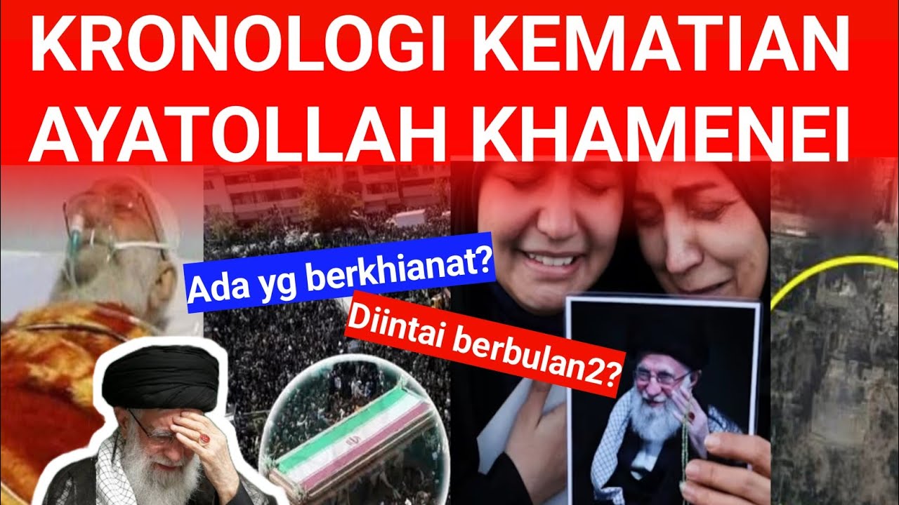 Blom banyak yang tau! Begini Kronologi mulai dari pengintaian sampai tewasnya Ayatollah Khamenei...