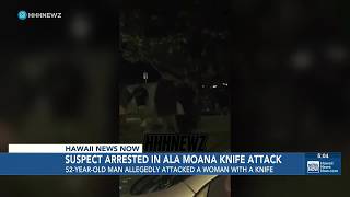 Man arrested after woman stabbed in Ala Moana area