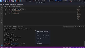 BMI Calculator(Python)