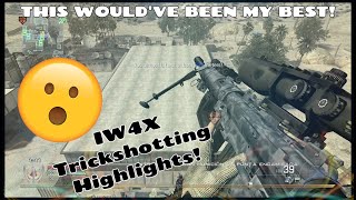 THIS WOULDVE BEEN MY BEST (IW4X Trickshotting w/ 10 BILLCAMS)