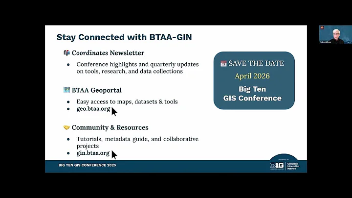 BTAA Big Ten GIS Conference Wrap-up