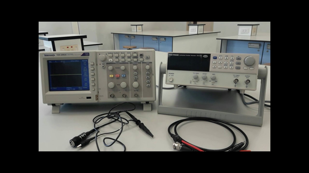 ออสซิลโลสโคปและฟังก์ชั่นเจนเนอเรเตอร์ Oscilloscope and Function ...