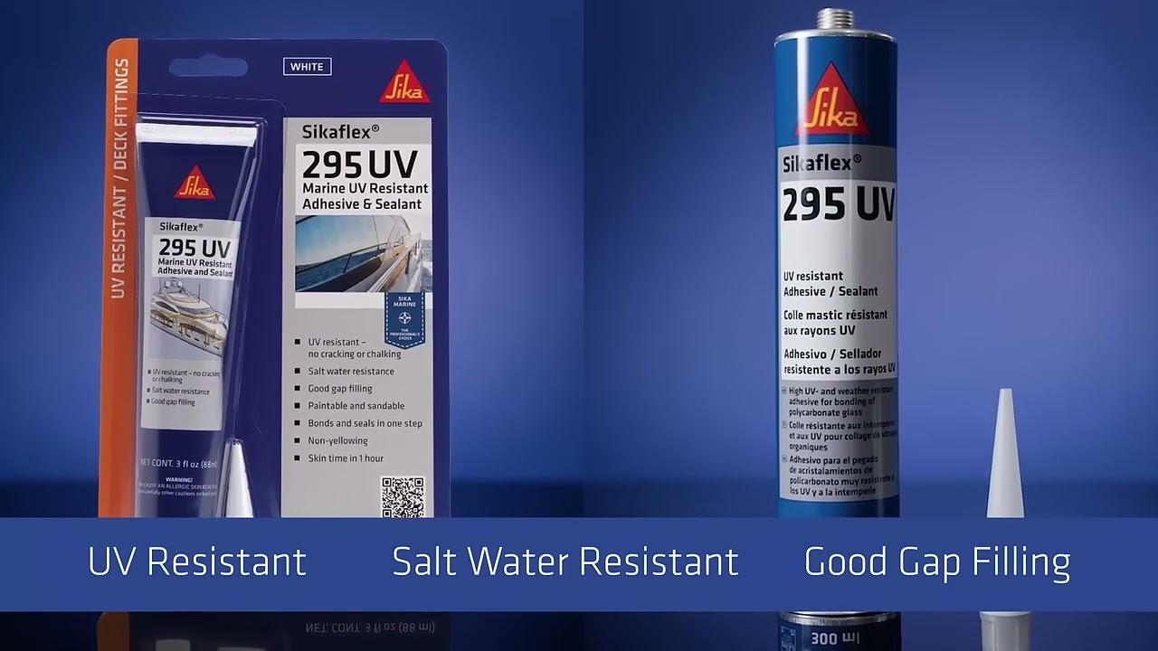 Sikaflex®-295 UV – Marine-Grade Sealant & Glazing Adhesive