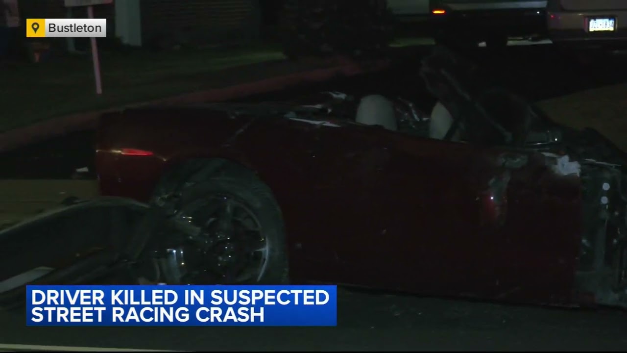 Driver killed in street racing crash in Philadelphia's Bustleton section