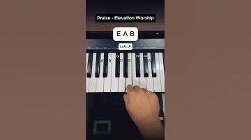 Thumbnail of Praise - Elevation Worship | Easy Piano Tutorial #piano #pianotutorial #pianomusic #pianocover