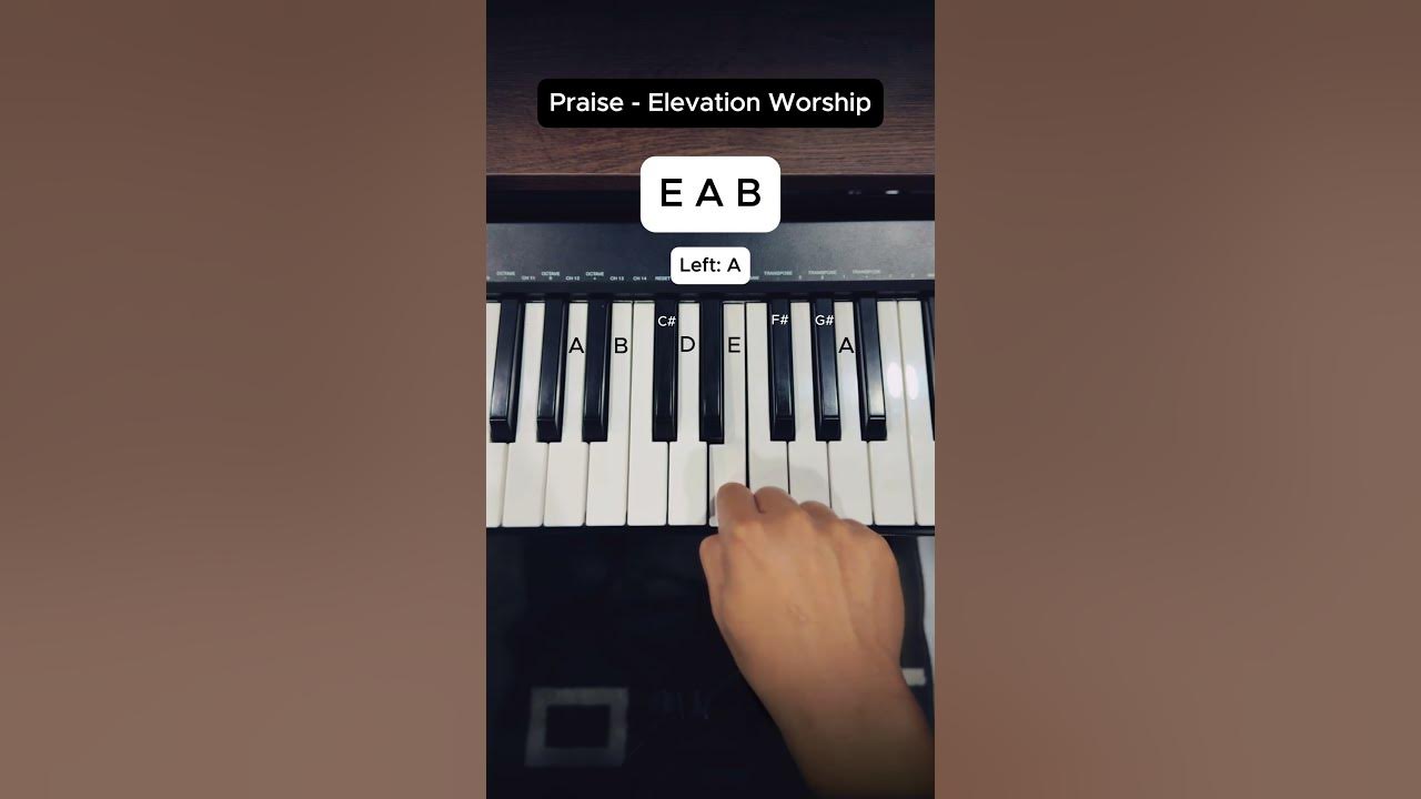 Praise - Elevation Worship | Easy Piano Tutorial #piano #pianotutorial #pianomusic #pianocover