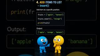 Python List Methods Explained | Add, Remove & Update Items in Python 🚀 #coding #python #fyp