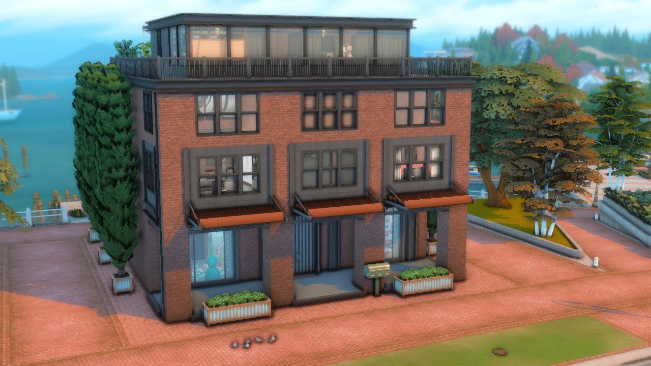 ⛵ Brindleton Bay Apartments || Sims 4 Speedbuild || No CC