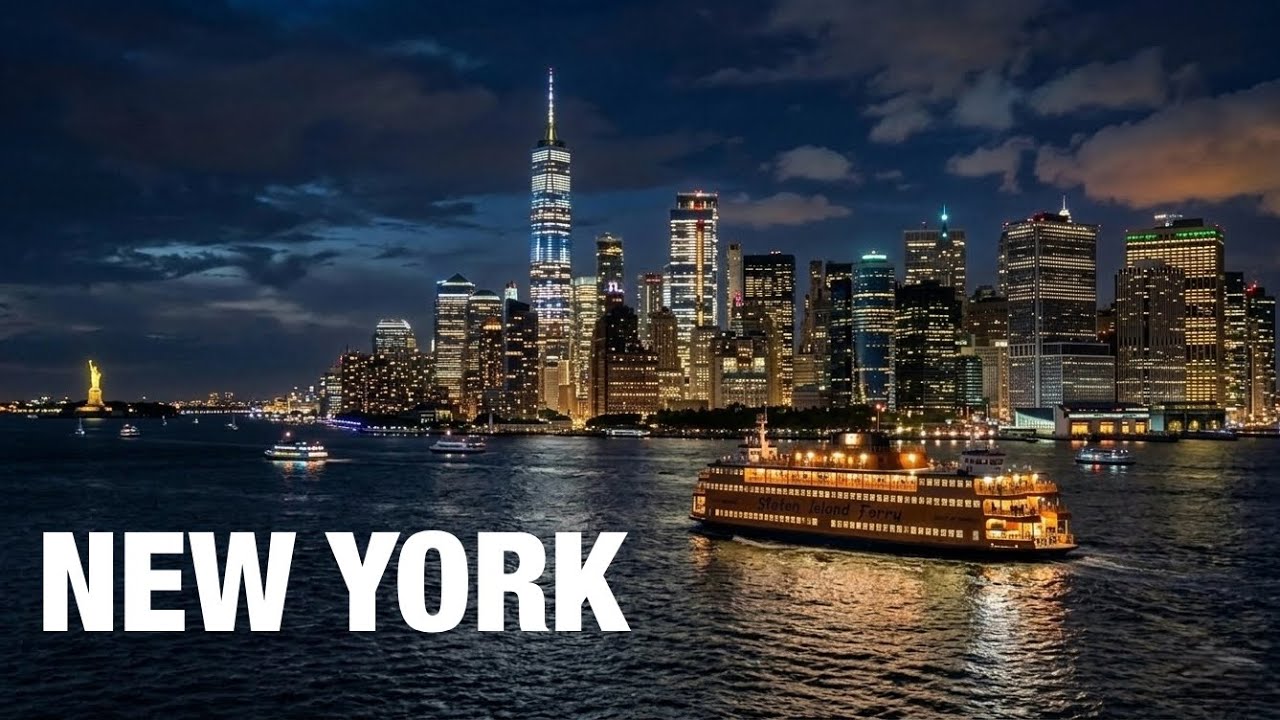 New York City LIVE Manhattan to Staten Island Ferry Ride Statue Of Liberty (March 6, 2026)