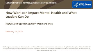 How Work can Impact Mental Health and what Leaders Can Do