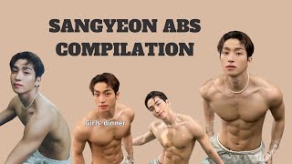 Sangyeon The Boyz Abs Shirtless Compilation (Clips for editing