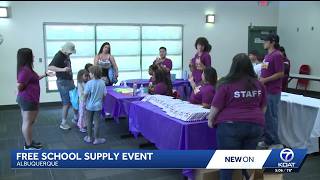 Albuquerque hosting free school supply giveaway this weekend
