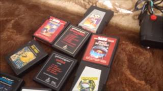 Celebrity Atari 2600 Unboxing, Setup and Game Play Profile