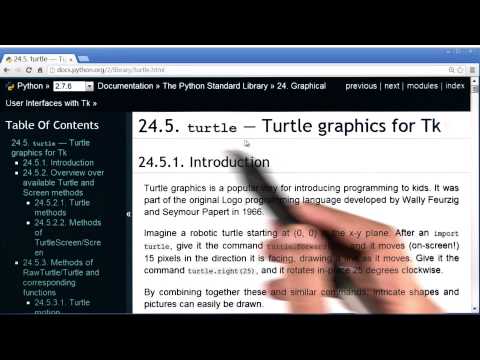 阅读 Turtle 文档
