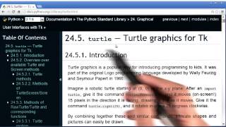阅读 Turtle 文档