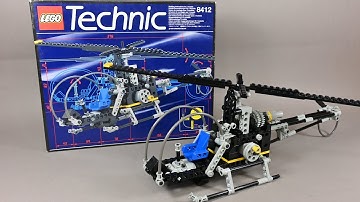 Helicopter with cool drive-train solution? Retro Review - LEGO Technic 8412 Nighthawk from 1995