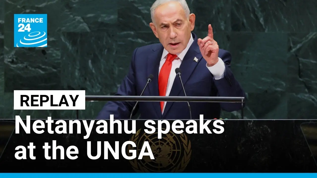REPLAY: Israeli Prime Minister Benjamin Netanyahu speaks at the UNGA • FRANCE 24 English