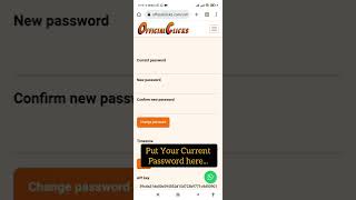 How to Change Password at Officialclicks.com ✅✅ -  Best SMM Panel -  Officialclicks.com 🔥🔥 screenshot 4