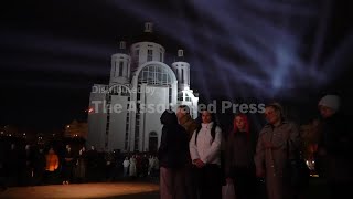 Bucha remembers the hundreds killed by Russian troops in fourth anniversary memorial ceremony