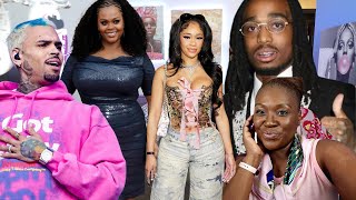 Chris Browm VS Quavo and Saweetie Exposed Quavo DMs