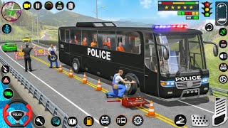 New City Police Bus Simulator Games 2026 - US Police Bus Transport Prison 3D - Andriod Gameplay screenshot 4