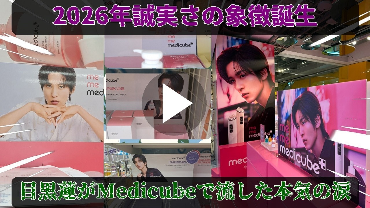 目黒蓮がMedicubeアンバサダーで見せた前代未聞の覚悟 – 「すぐ契約せず2ヶ月試用」の信念と「肌への責任」を懸けた涙の告白が2026年の誠実さの象徴となり、ファンの「心臓持たない」叫びが響き渡る