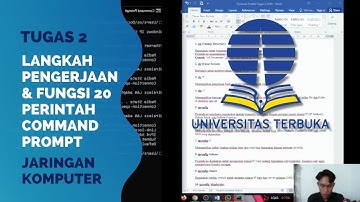 Tugas 2 Jaringan Komputer [MSIM4204] - Langkah Pengerjaan & Fungsi 20 Perintah CMD