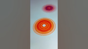 Three layers with one pen #spirograph #satisfying #art #asmr #spirographshr ##usa #shorts