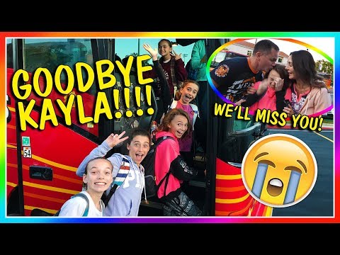 GOODBYE KAYLA! | We Are The Davises