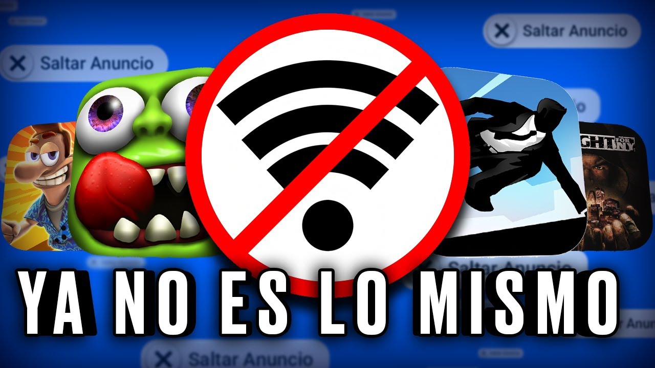 ¿POR QUE YA NO HAY JUEGOS OFLINE EN MOVILES?