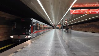 Czech Republic, Prague, Metro ride from Opatov to Háje