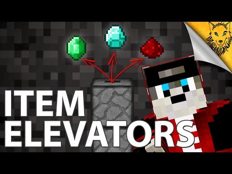 The 3 BEST Item Elevators in Minecraft!