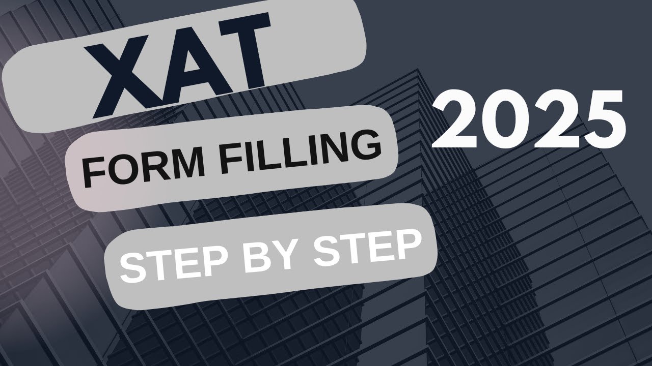 How to Fill Out XAT Exam Form (Step-by-Step Guide) - YouTube