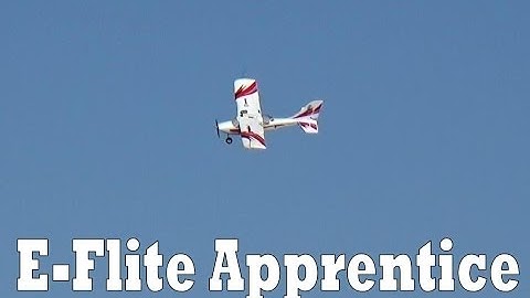 E-Flite Apprentice nice FPV flight!