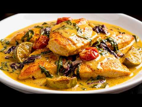 I can't stop making this creamy lime chicken! So simple and incredibly delicious!