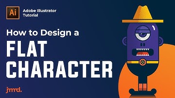 How to Design a Flat Character Using Basic Shapes - Adobe Illustrator