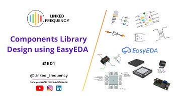 THT RGB LED schematic symbol & footprint design using EasyEDA #E01 | Er. Vaibhav Sugandhi