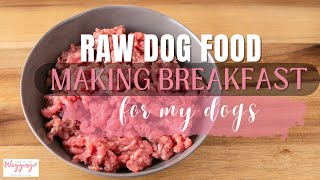 An Easy Homemade Dog Food Meal by KeepTheTailWagging.com