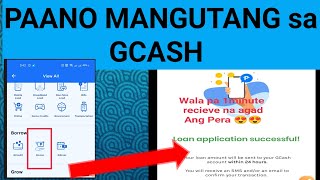 Paano mag loan or mangutang sa gcash | paano Umutang gamit Gcash