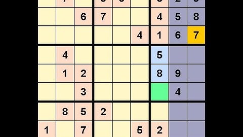 How to Solve Los Angeles Times Sudoku Impossible November 22, 2020 - XY-Wing