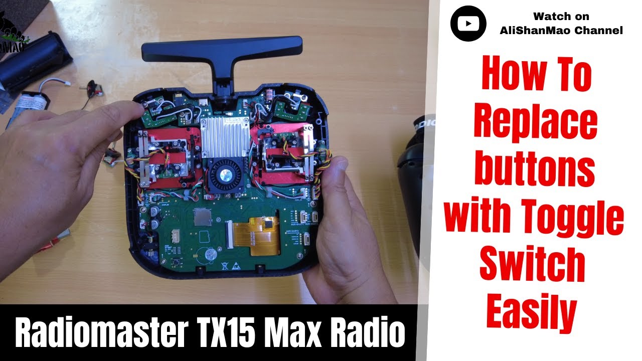 Upgrade Your TX15 Max – Button to Toggle Switch Hack
