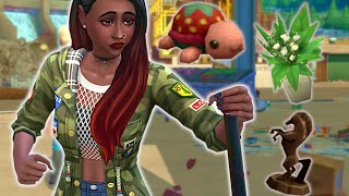 Can I furnish my sims home with just crafted items? // Sims 4 crafting challenge