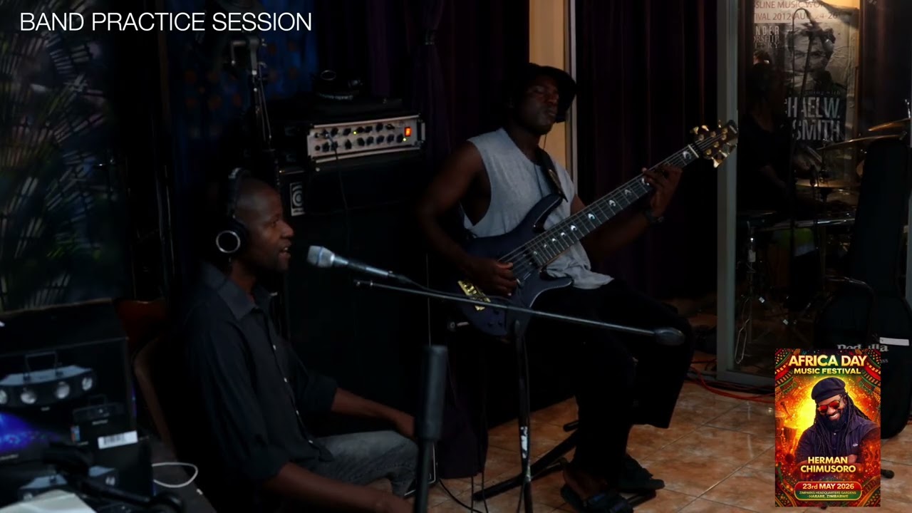 Herman and Band Africa Day Music Festival Practice