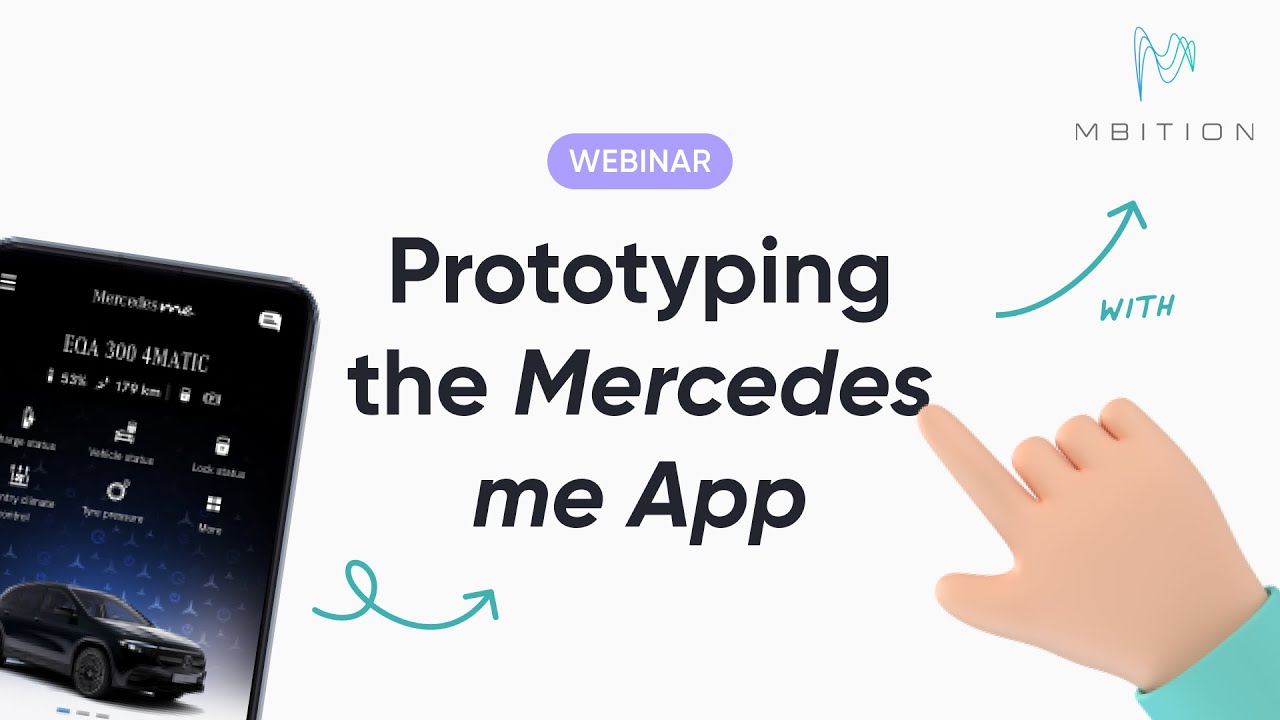 ProtoPie Webinar: Prototyping Connected Experiences with the Mercedes me App from MBition