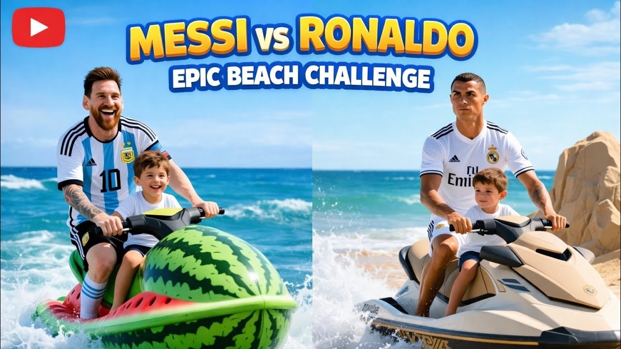 When Rich Messi Mocks Poor Ronaldo 😅 | AI Football Animation