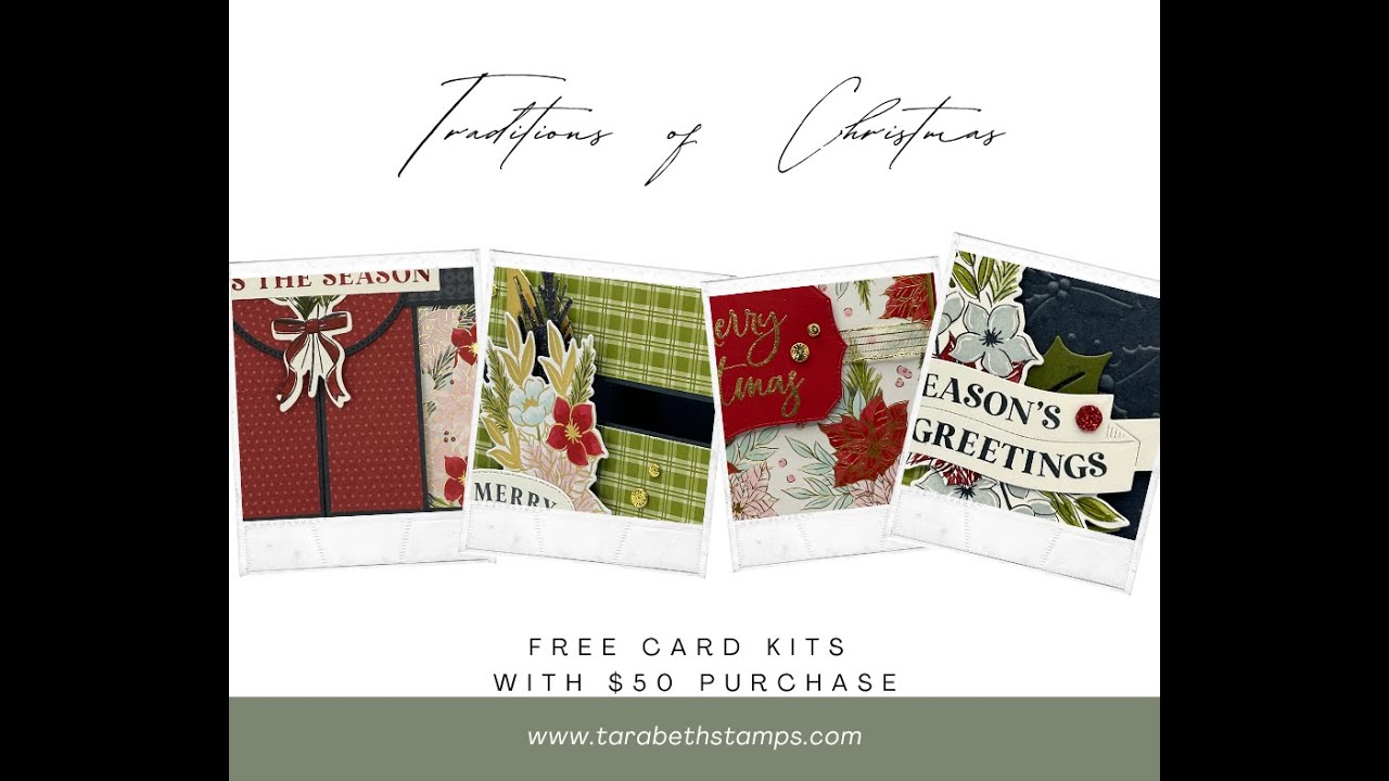 Stampin' Up Traditions of Christmas Triple Panel Z Fold Card Video ...