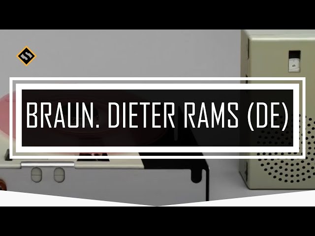Dieter Rams and design Braun (DE)